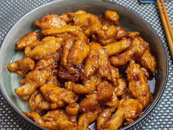 Hähnchen in Orangensauce